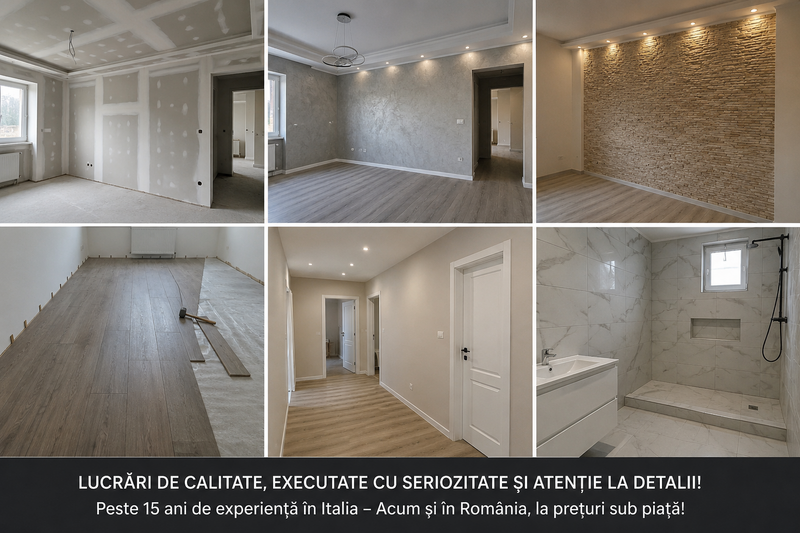 Meseriasi interioare – 15 ani experienta in strainatate